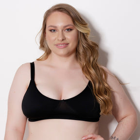 Sutiã Plus Size sem Bojo Alça Reforçada