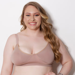 Sutiã Plus Size sem Bojo Alça Reforçada