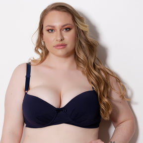 Sutiã com Bojo Plus Size Transpassado