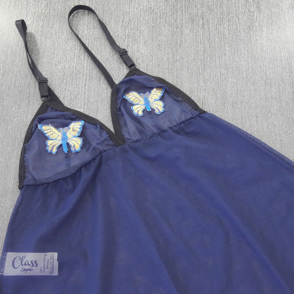 Camisola de Tule com Bordado