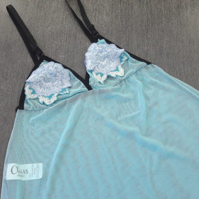 Camisola de Tule com Bordado