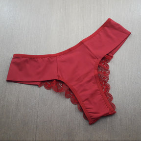 Tanga Lateral Dupla Costas em Renda